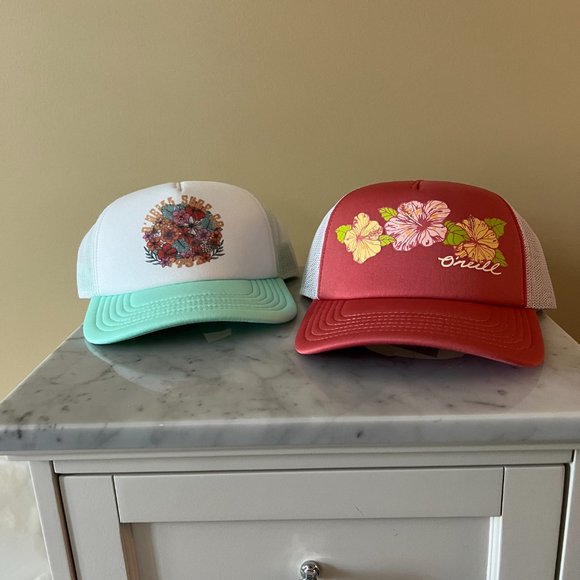 NWT O'Neill Ravi Poly Trucker Hat, Set of 2 - Picture 6 of 14